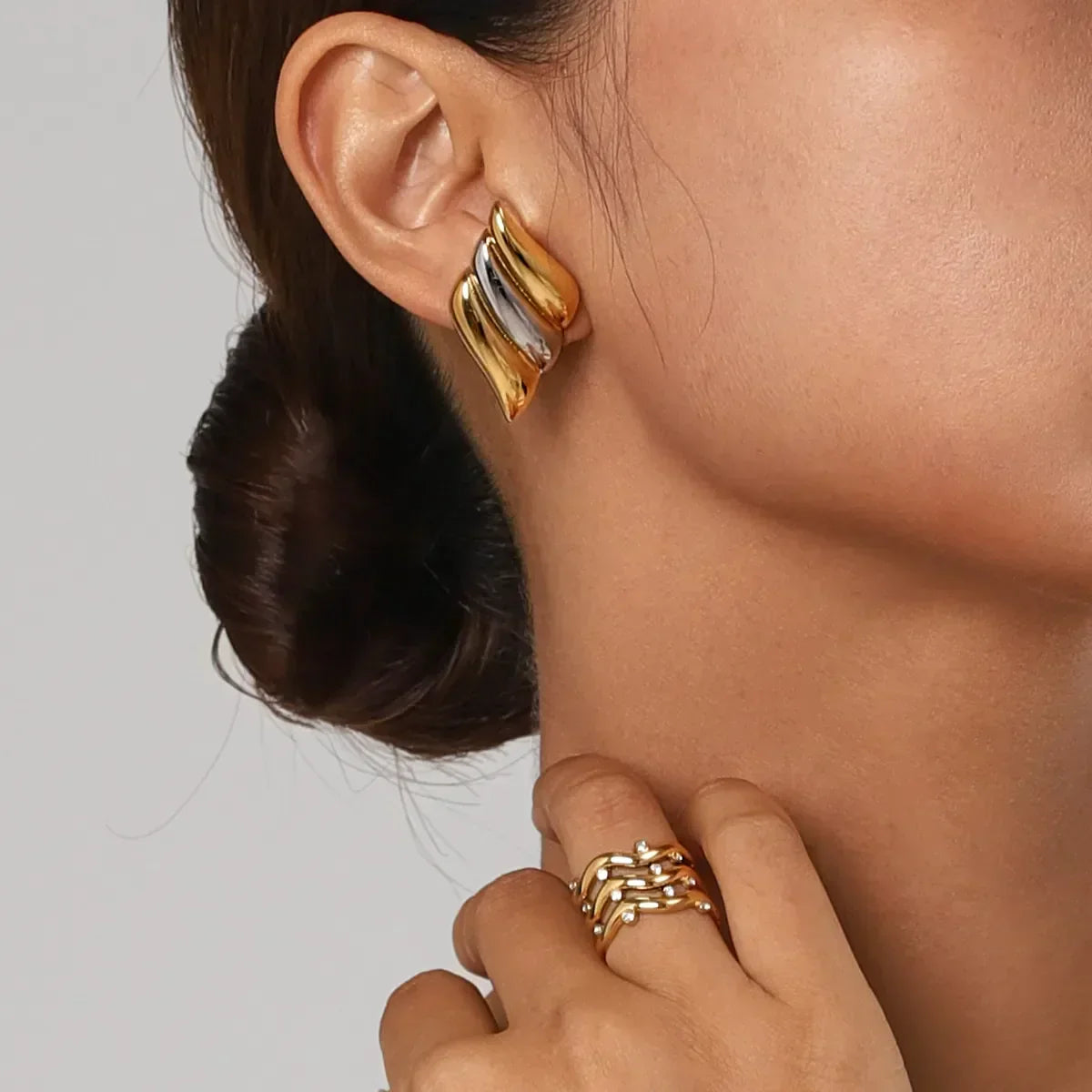 [AM Jewels]Vera Gold Earrings