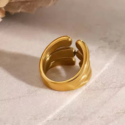 [AM Jewels]Cassiel Layered Gold Ring