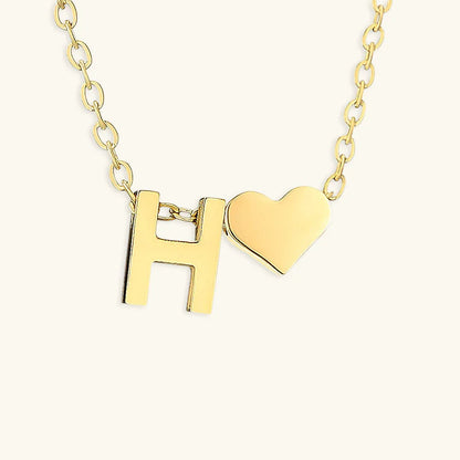 [AM Jewels]Ria Initial Letter Gold Necklace