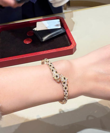 [Am jewelry]Cheetah Collection Large Diamond Bracelet