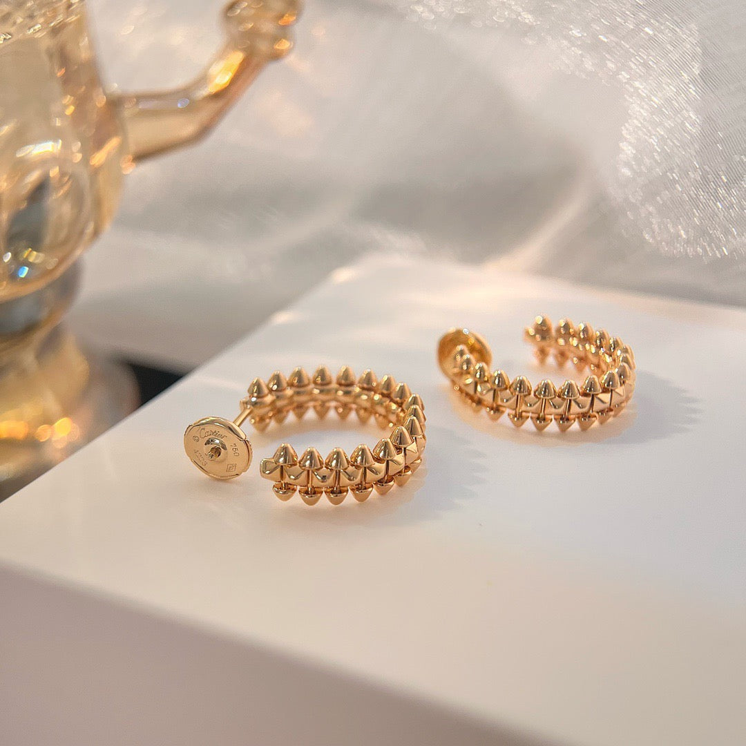 [Am jewelry]CLASH SMALL HOOP EARRINGS