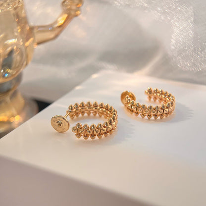 [Am jewelry]CLASH SMALL HOOP EARRINGS