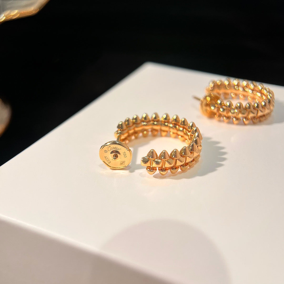[Am jewelry]CLASH SMALL HOOP EARRINGS