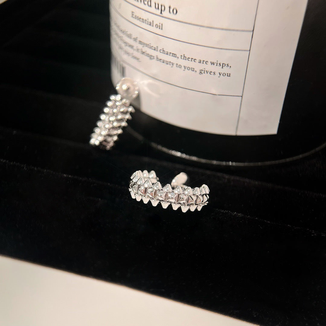 [Am jewelry]CLASH SMALL HOOP EARRINGS