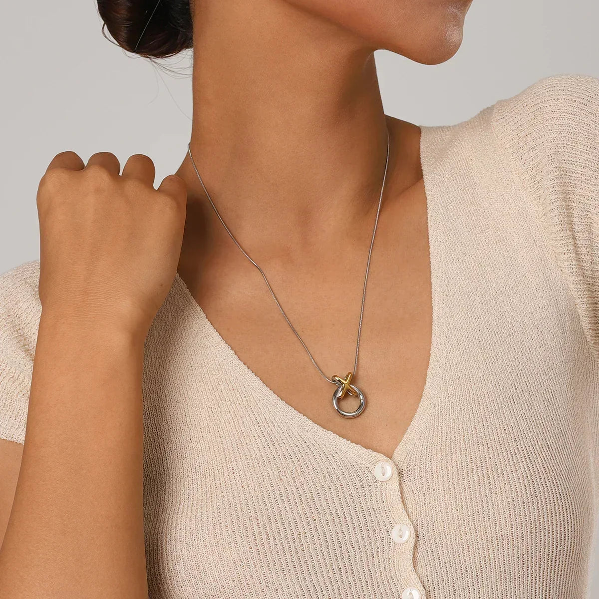 [AM Jewels]Anastasia Gold Necklace