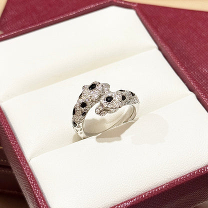 [Am jewelry]PANTHERE 5MM ALL DIAMOND RING