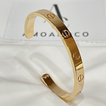 [Am jewelry]LOVE BRACELET 6.1MM OPEN CUFF
