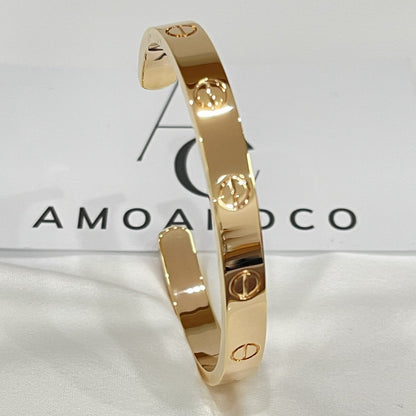 [Am jewelry]LOVE BRACELET 6.1MM OPEN CUFF