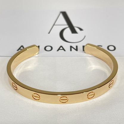 [Am jewelry]LOVE BRACELET 6.1MM OPEN CUFF