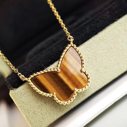 [Am jewelry] TIGER__ EYE BUTTERFLY NECKLACE
