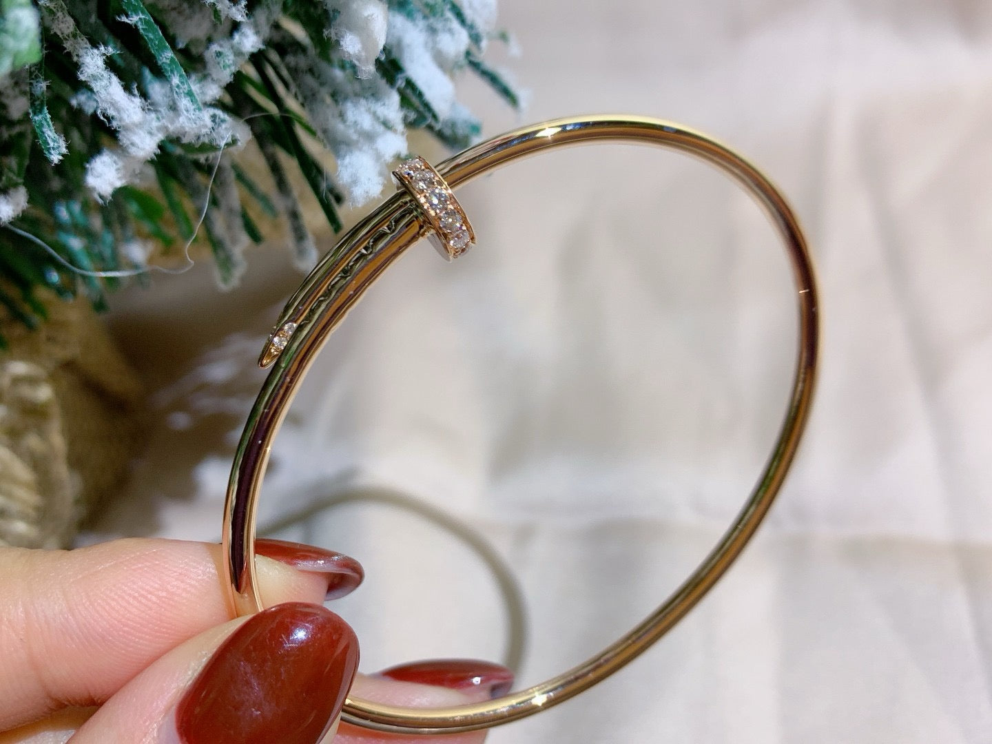 [Am jewelry]JUSTE BRACELET 2.5MM DIAMONDS