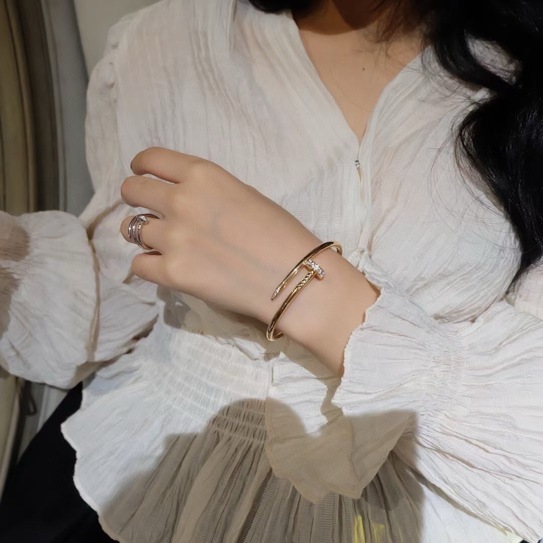 [Am jewelry]JUSTE BRACELET 3.5MM DIAMONDS