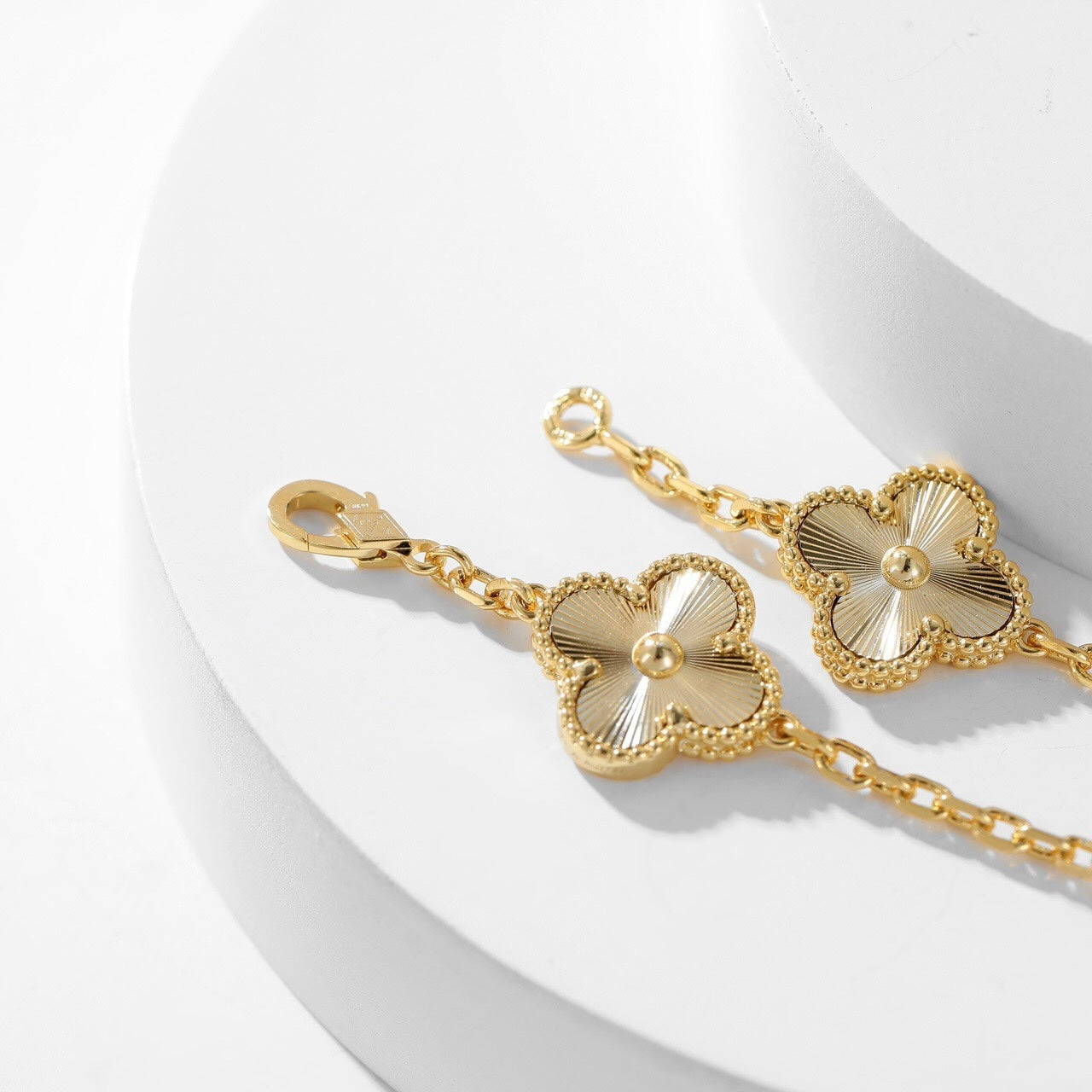 [Am jewelry]CLOVER 10 MOTIFS LASER NECKLACE