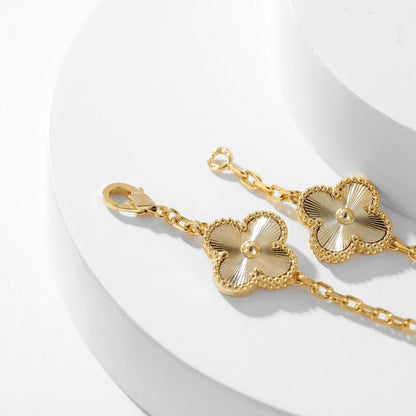 [Am jewelry]CLOVER 10 MOTIFS LASER NECKLACE