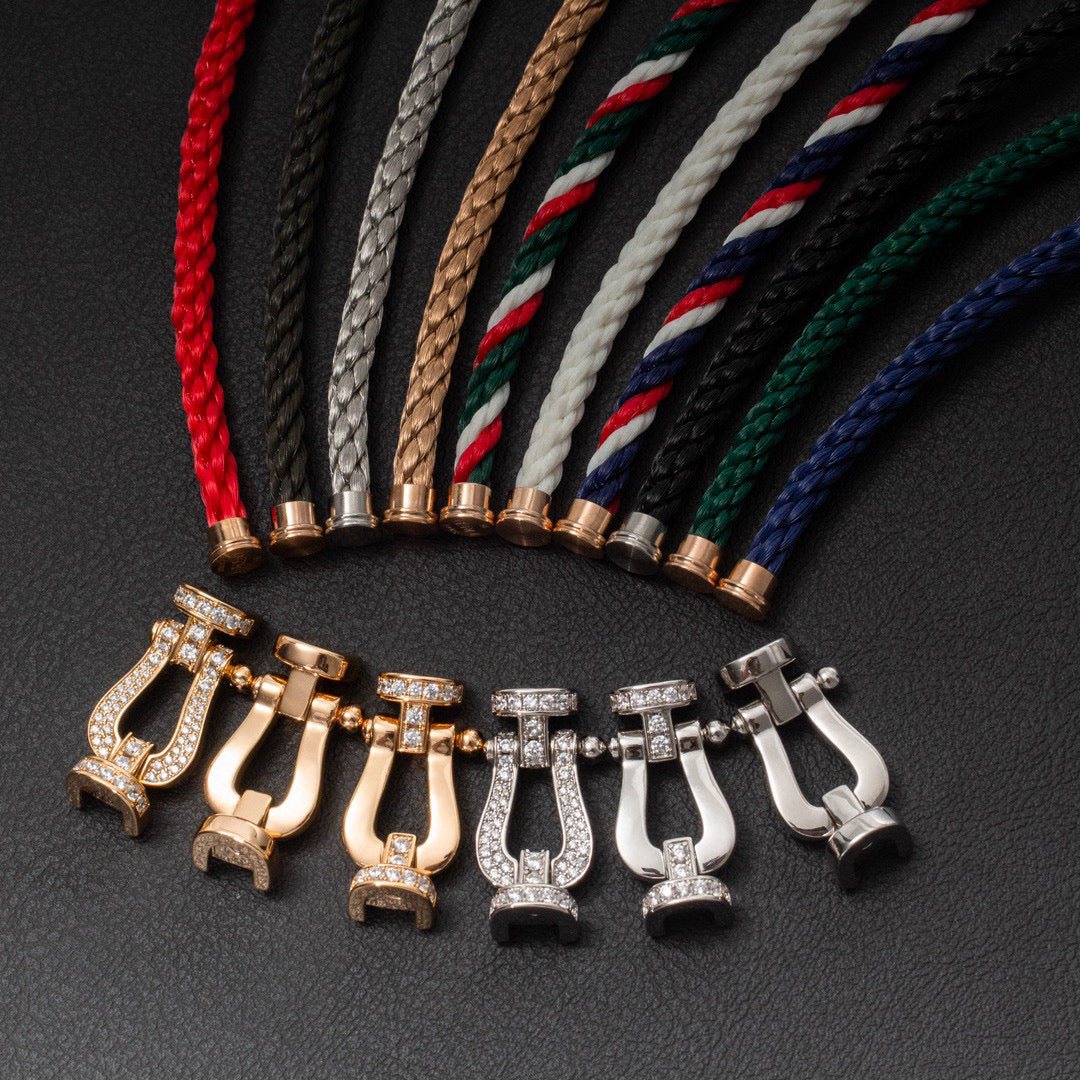 [Am jewelry]FORCE LARGE HORSESHOE NO DIAMOND BRACELET GOLD