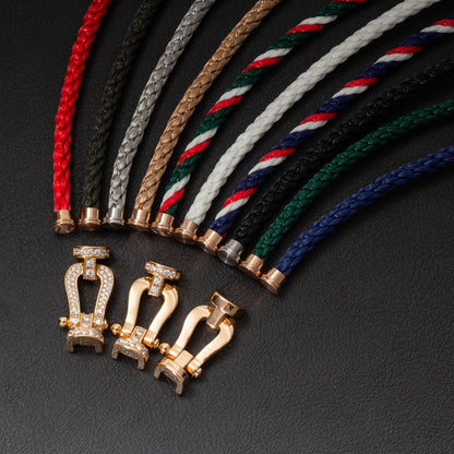 [Am jewelry]FORCE LARGE HORSESHOE NO DIAMOND BRACELET GOLD