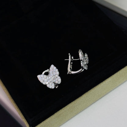 [Am jewelry]BUTTERFLY ALL DIAMOND EARRINGS