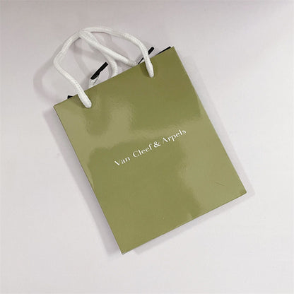 [Am jewelry]VA CLOVER BRACELET NECKLACE RING BOX GIFT BAG