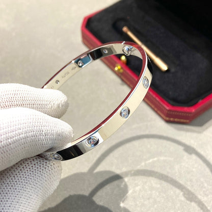 [Am jewelry]LOVE BRACELET 6.1MM 10 DIAMONDS