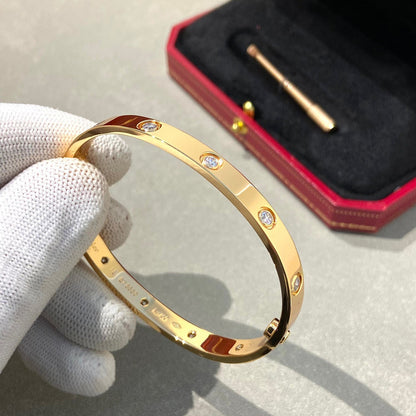 [Am jewelry]LOVE BRACELET 6.1MM 10 DIAMONDS
