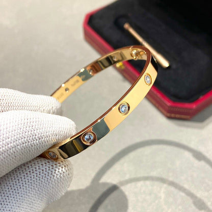 [Am jewelry]LOVE BRACELET 6.1MM 10 DIAMONDS