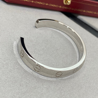 [Am jewelry]LOVE BRACELET 6.1MM 1 DIAMOND OPEN CUFF