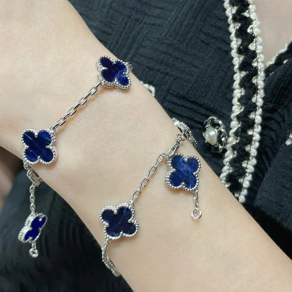 [Am jewelry]CLOVER 5 MOTIF PIETERSITE BRACELET COLLECTION