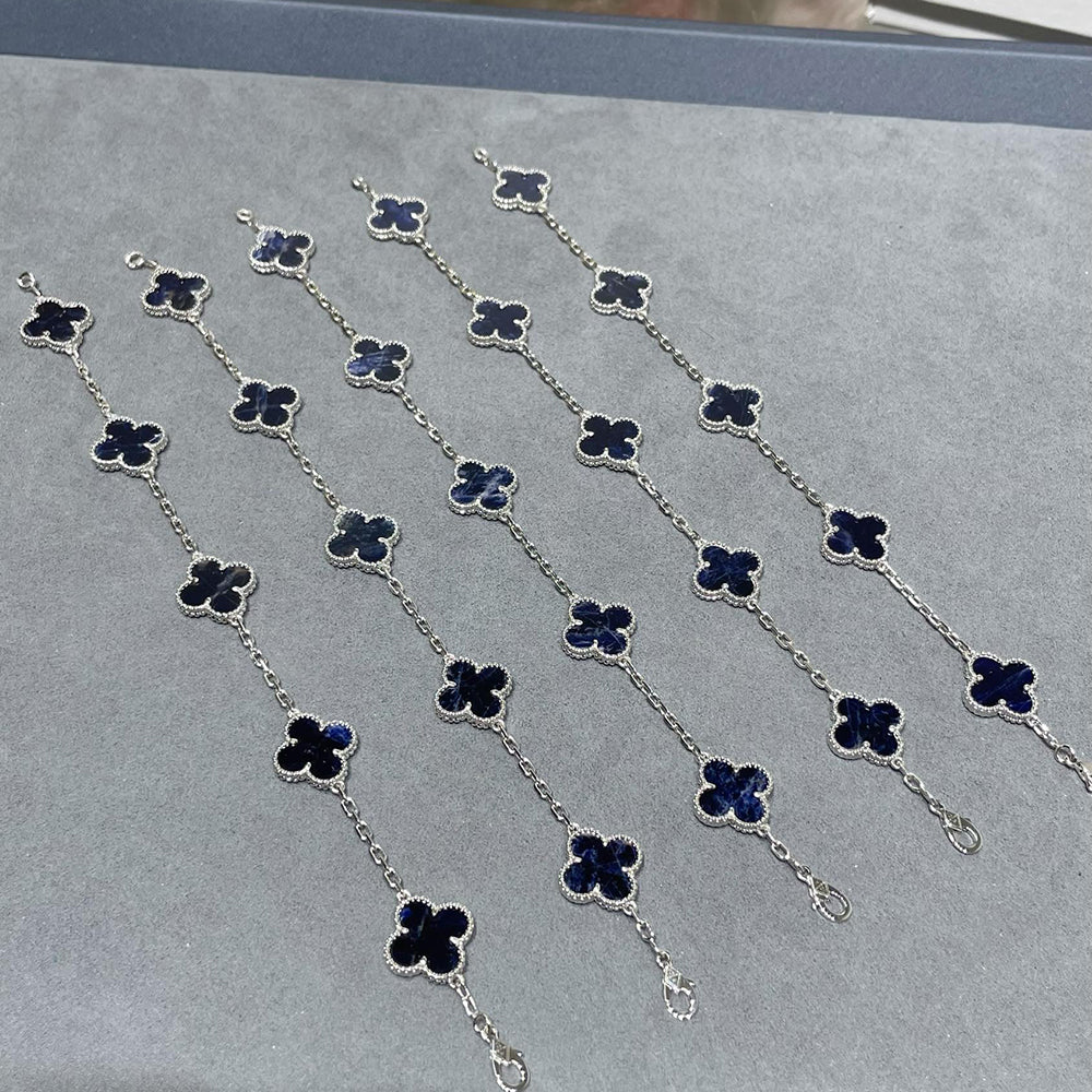 [Am jewelry]CLOVER 5 MOTIF PIETERSITE BRACELET COLLECTION
