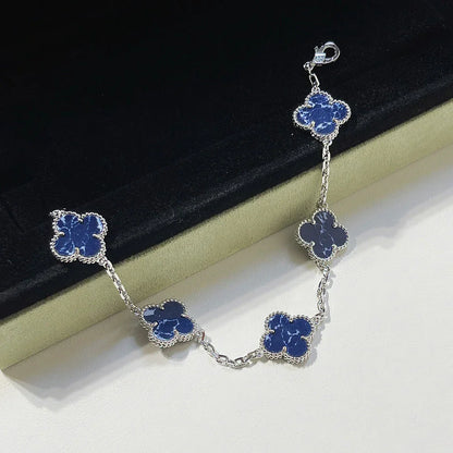 [Am jewelry]CLOVER 5 MOTIF PIETERSITE BRACELET COLLECTION