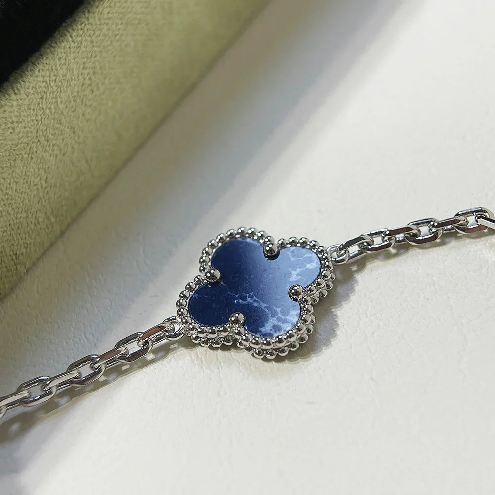 [Am jewelry]CLOVER 5 MOTIF PIETERSITE BRACELET COLLECTION