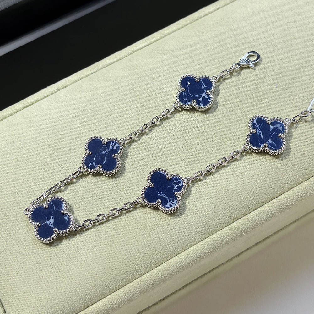 [Am jewelry]CLOVER 5 MOTIF PIETERSITE BRACELET COLLECTION