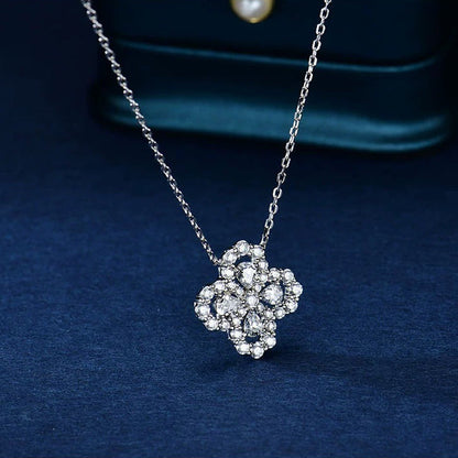 [Am jewelry]LOOP NECKLACE FULL MOTIF DIAMOND 16MM MULTIPLE COLORS