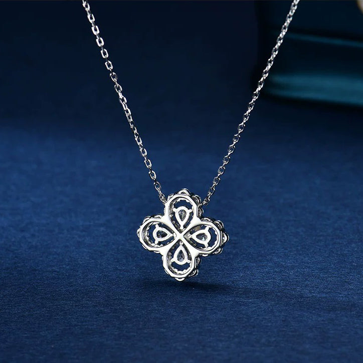 [Am jewelry]LOOP NECKLACE FULL MOTIF DIAMOND 16MM MULTIPLE COLORS