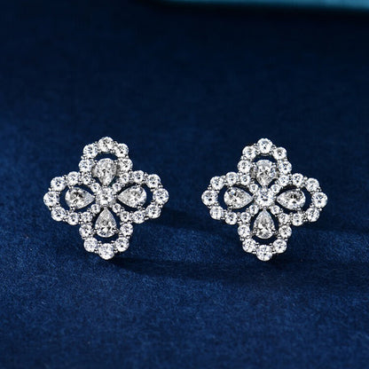 [Am jewelry]LOOP EARRINGS FULL MOTIF DIAMOND 16MM
