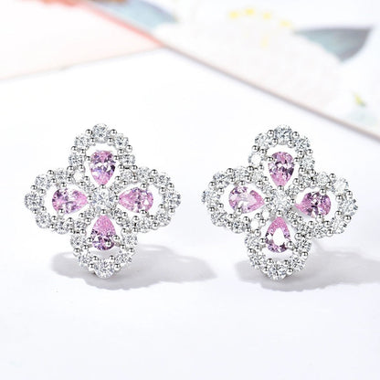 [Am jewelry]LOOP EARRINGS FULL MOTIF DIAMOND 16MM