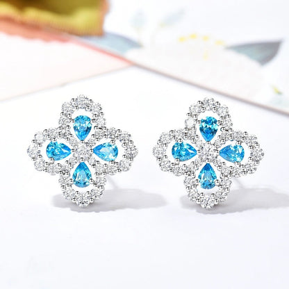 [Am jewelry]LOOP EARRINGS FULL MOTIF DIAMOND 16MM
