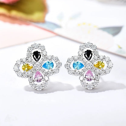 [Am jewelry]LOOP EARRINGS FULL MOTIF DIAMOND 16MM