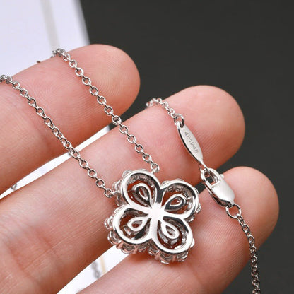 [Am jewelry]LOOP NECKLACE FULL MOTIF DIAMOND 16MM MULTIPLE COLORS