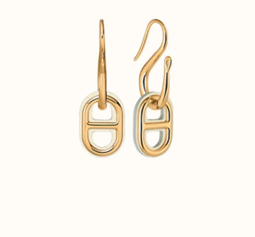 [Am jewelry]HM O'MAILLON GOLD EARRINGS