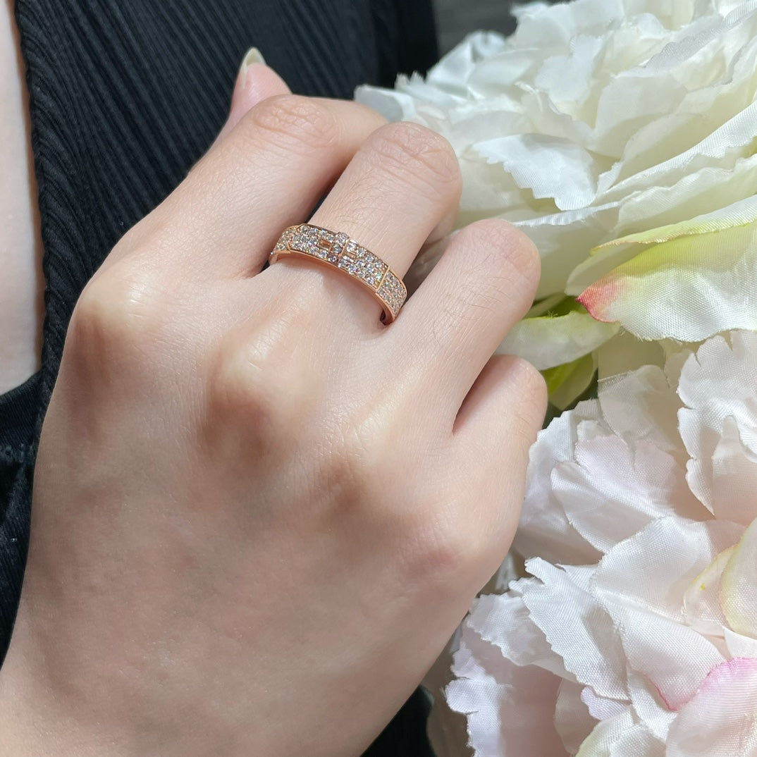 [Am jewelry]KELLY PINK GOLD DIAMOND RING