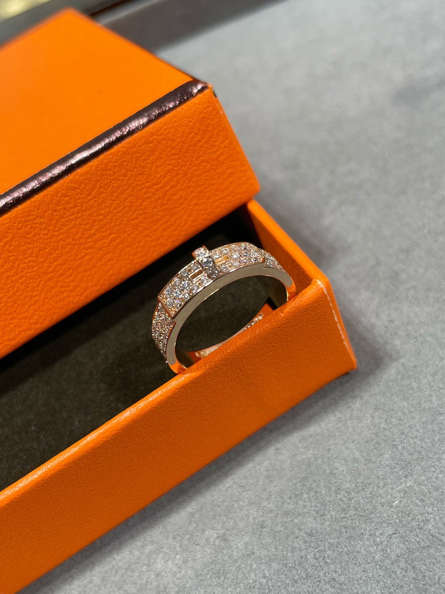 [Am jewelry]KELLY PINK GOLD DIAMOND RING