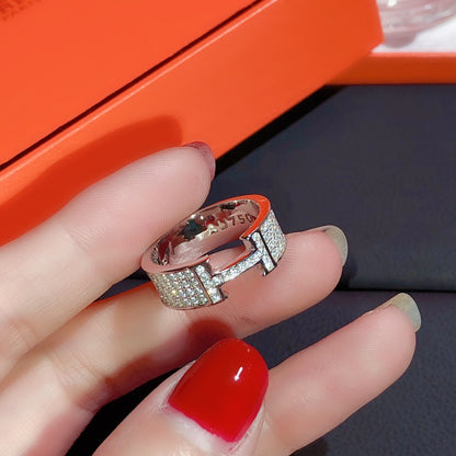 [Am jewelry]H RING FULL DIAMOND
