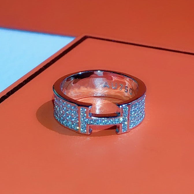 [Am jewelry]H RING FULL DIAMOND
