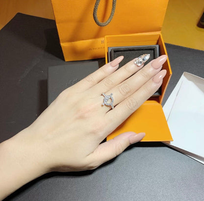 [Am jewelry]ECHAPPEE RING SILVER DIAMOND
