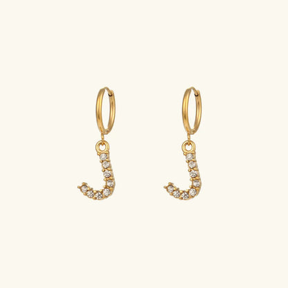 [AM Jewels]Wilhemina Initial Letter Earrings