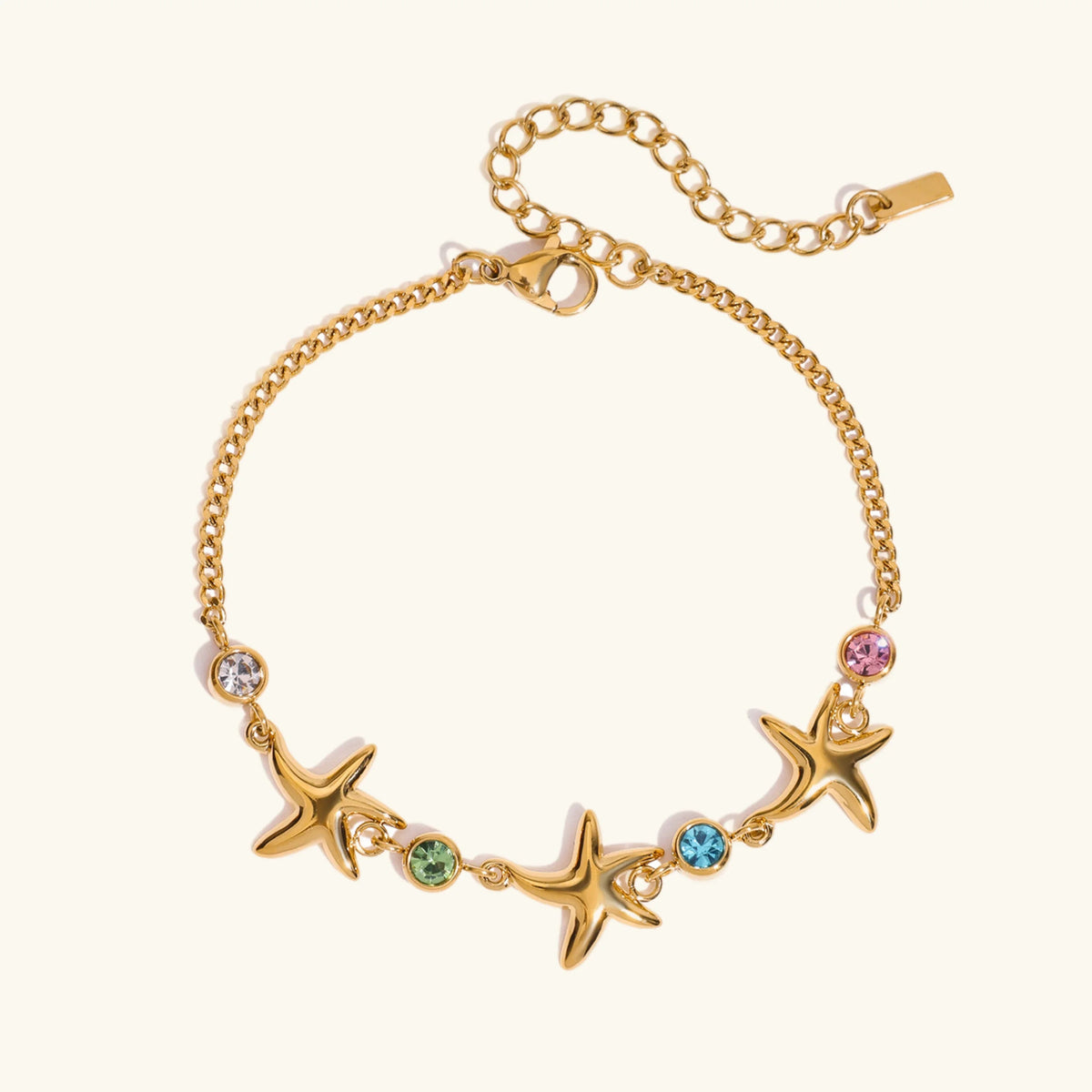 [AM Jewels]Kristine Golden Starfish Bracelet