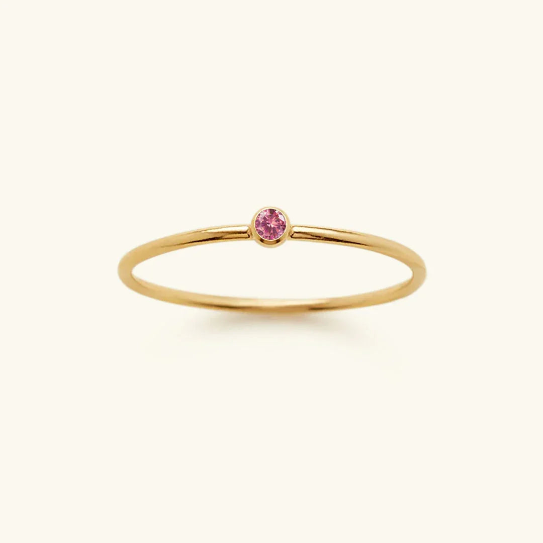 [AM Jewels]Amelia Birthstone Stacker Ring