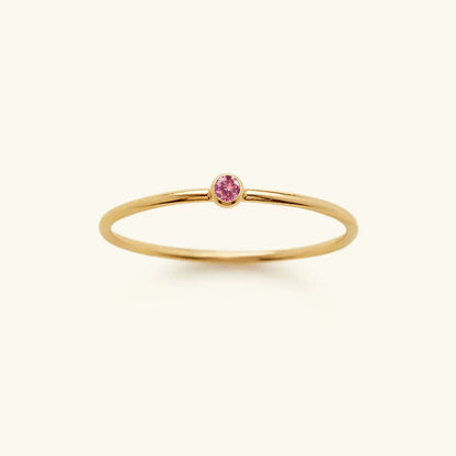 [AM Jewels]Amelia Birthstone Stacker Ring