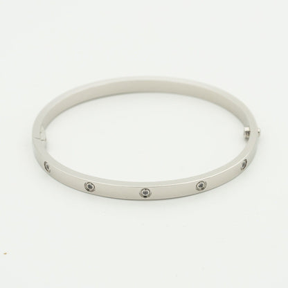 [Am jewelry]LOVE BRACELET 3.65MM 10 DIAMONDS