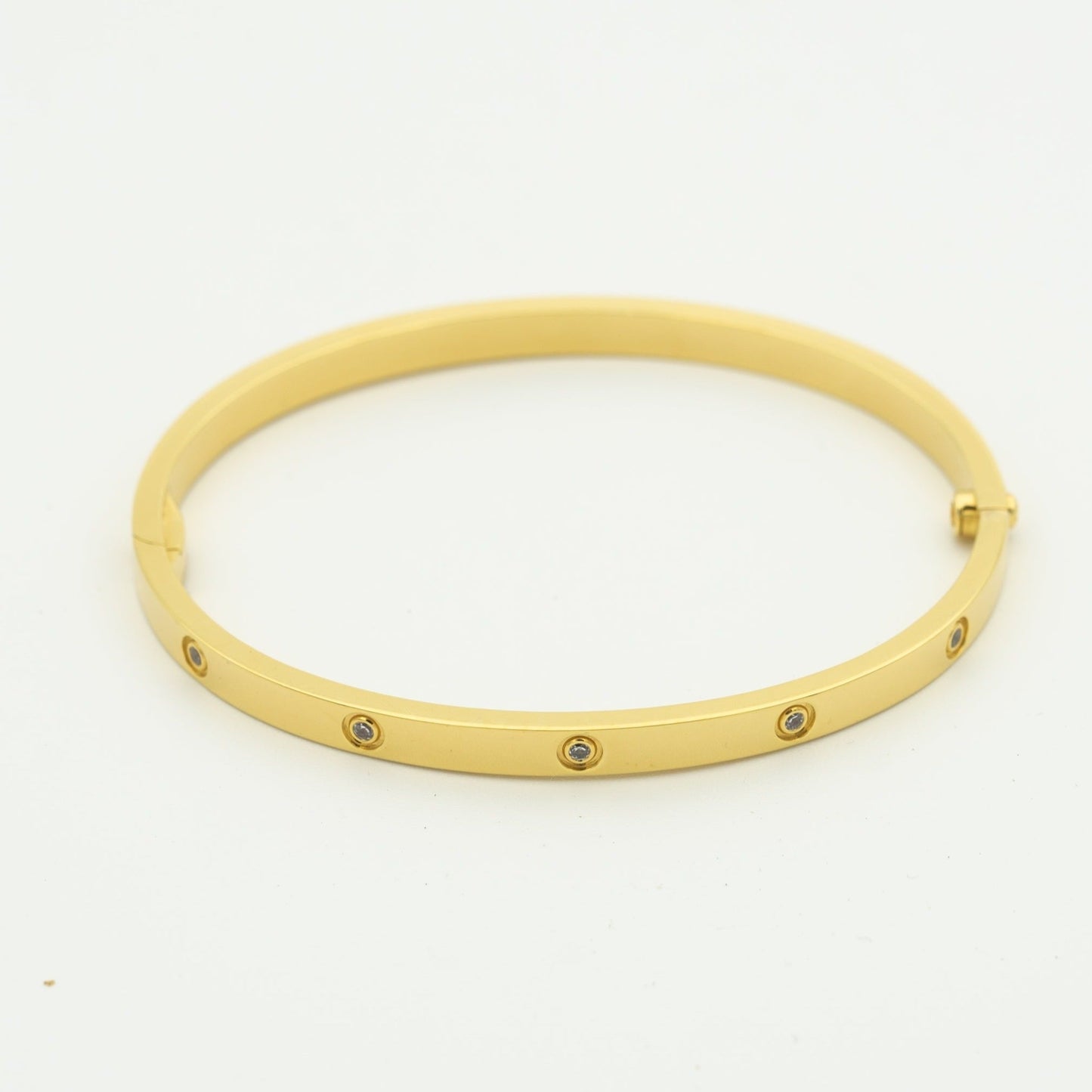 [Am jewelry]LOVE BRACELET 3.65MM 10 DIAMONDS